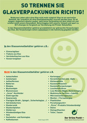 So trennen Sie Glas richtig
